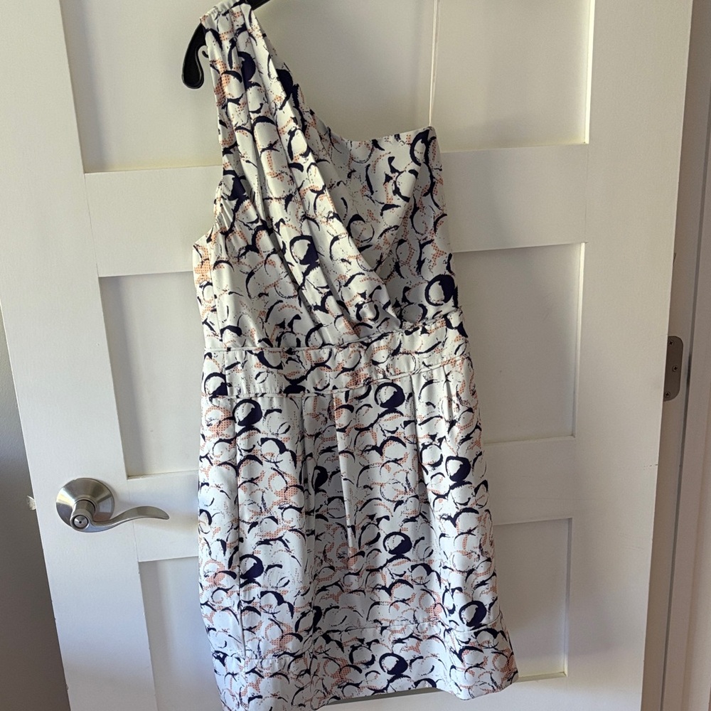One-Shoulder Floral Dress